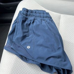 Lululemon true navy hotty hot shorts low rise 2.5 inch inseam